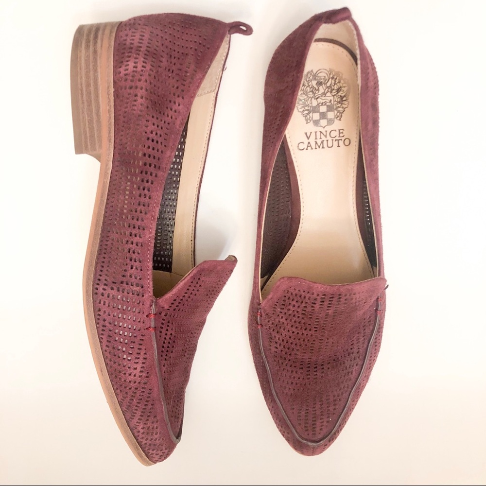 Vince Camuto Kade Cutout Loafer Burgundy